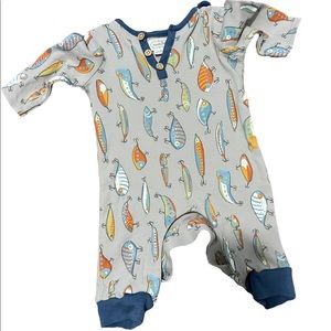Mud pie 0-3 month fishing outfit